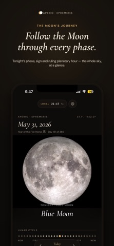 Aperio Ephemeris screenshot