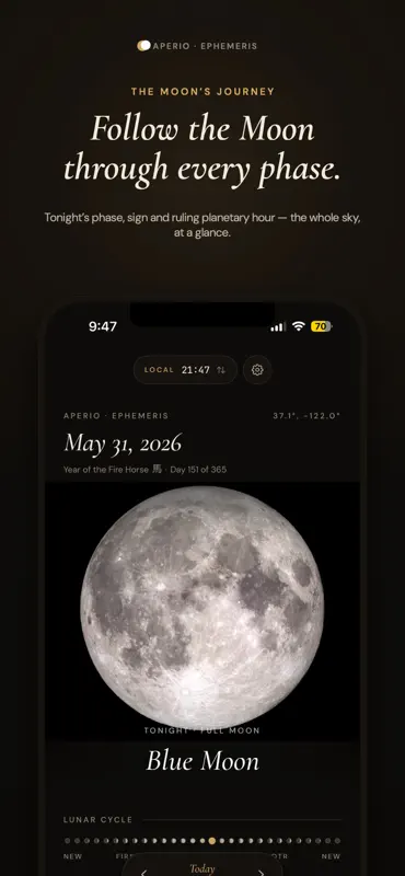 Aperio Ephemeris screenshot 1 of 3