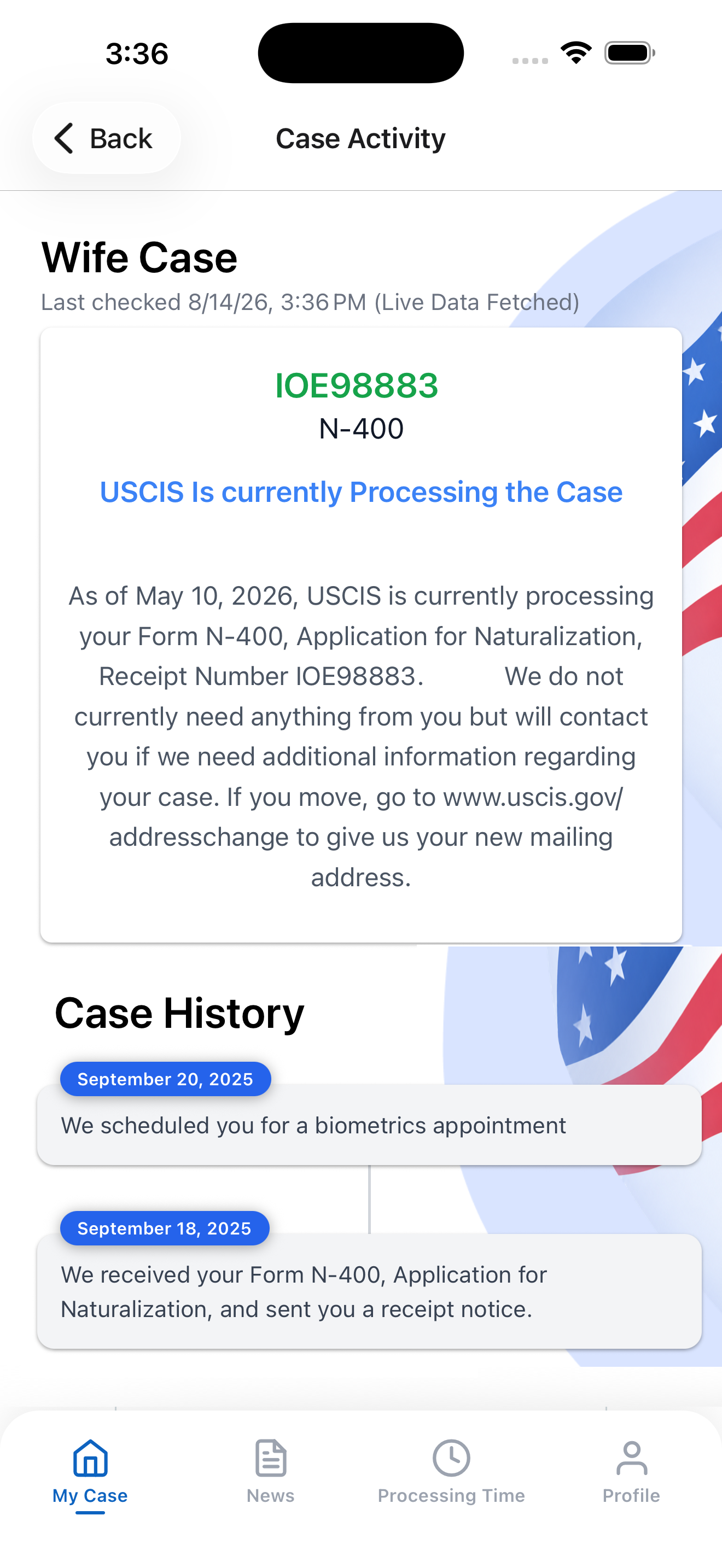 Case Tracker: US Immigration screenshot 5