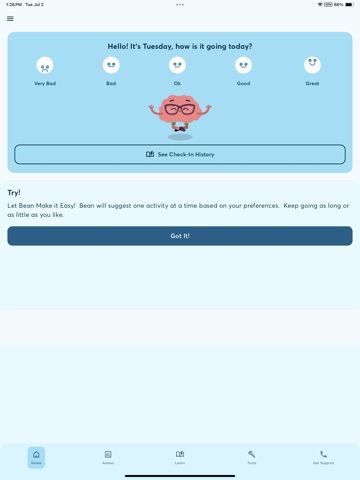 Concussion Explorer iPad screenshot