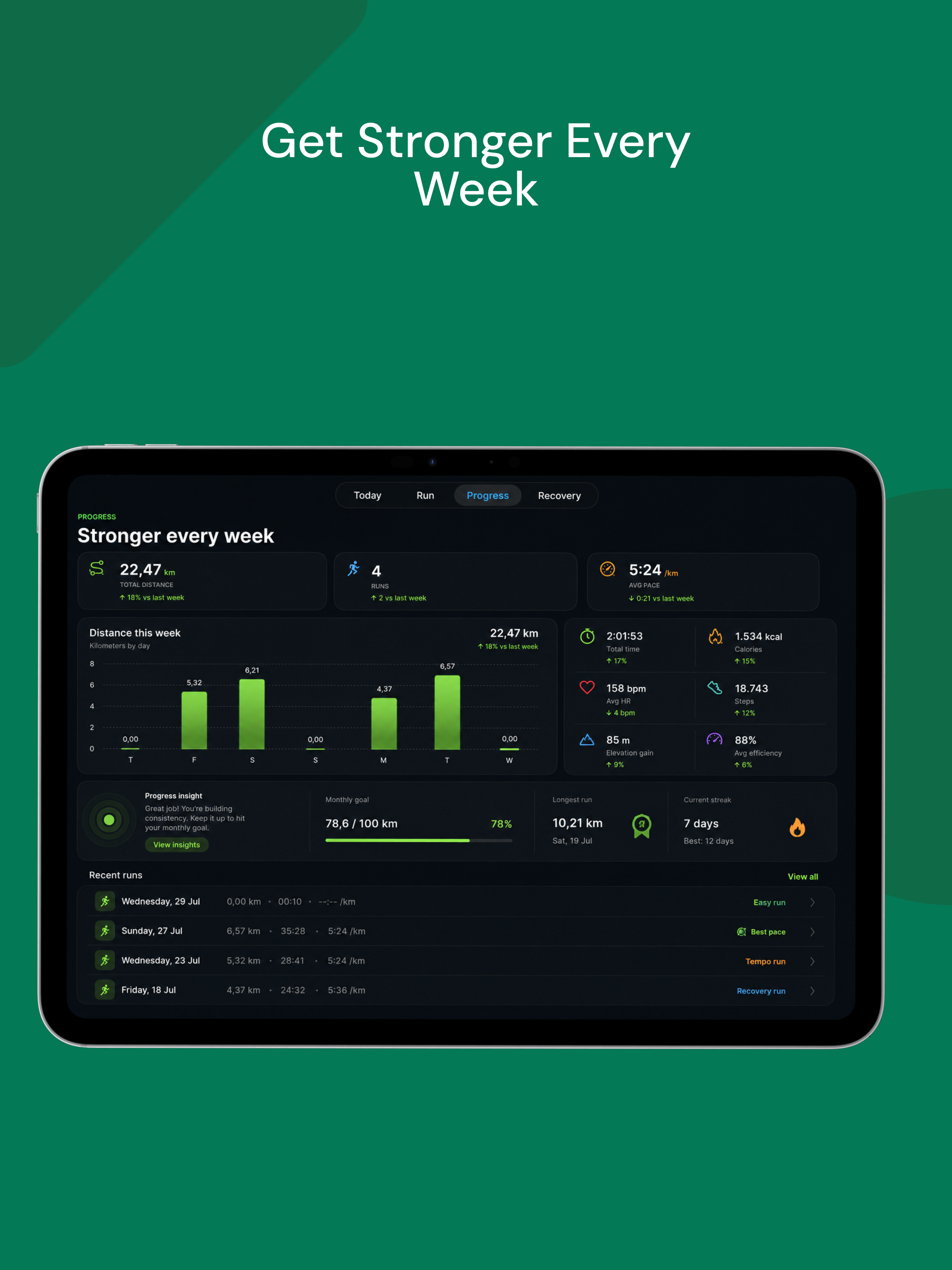 Runly: Run & Health Tracker screenshot 12