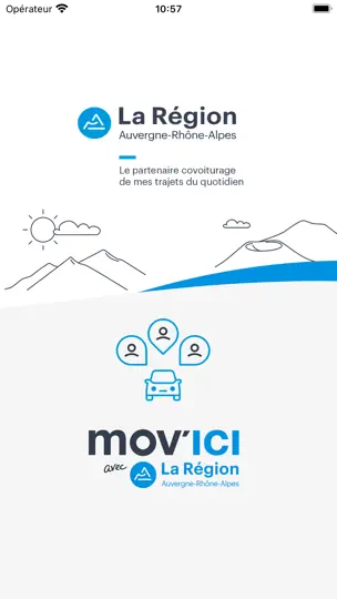 Capture d'écran de MOV’ICI, Covoiturage En AURA sur iPhone 4