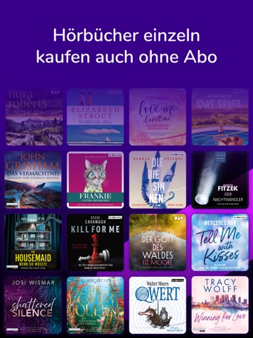 Audioteka Hörbücher App iPad screenshot 5