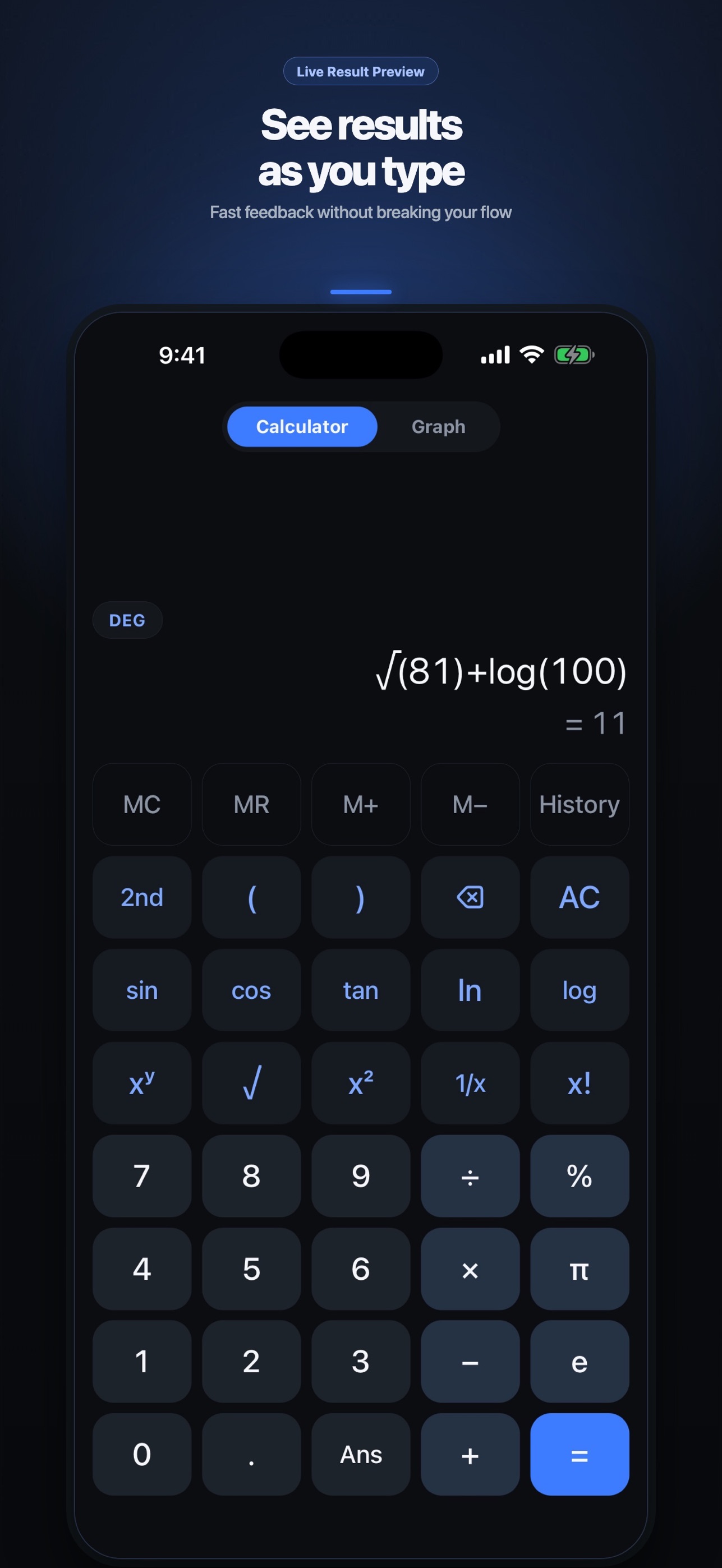 Screenshot 2 of NumiGraph: Graphing Calculator