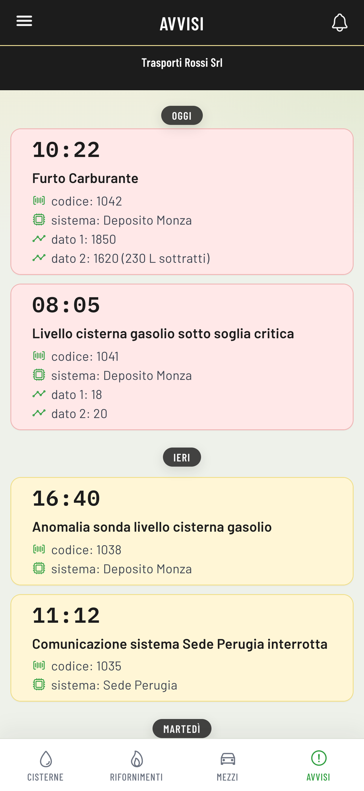 Dieselmat Alert screenshot 5