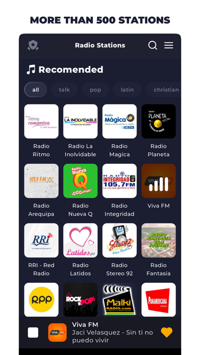 Radio Peru FM: Radio Online Screenshot