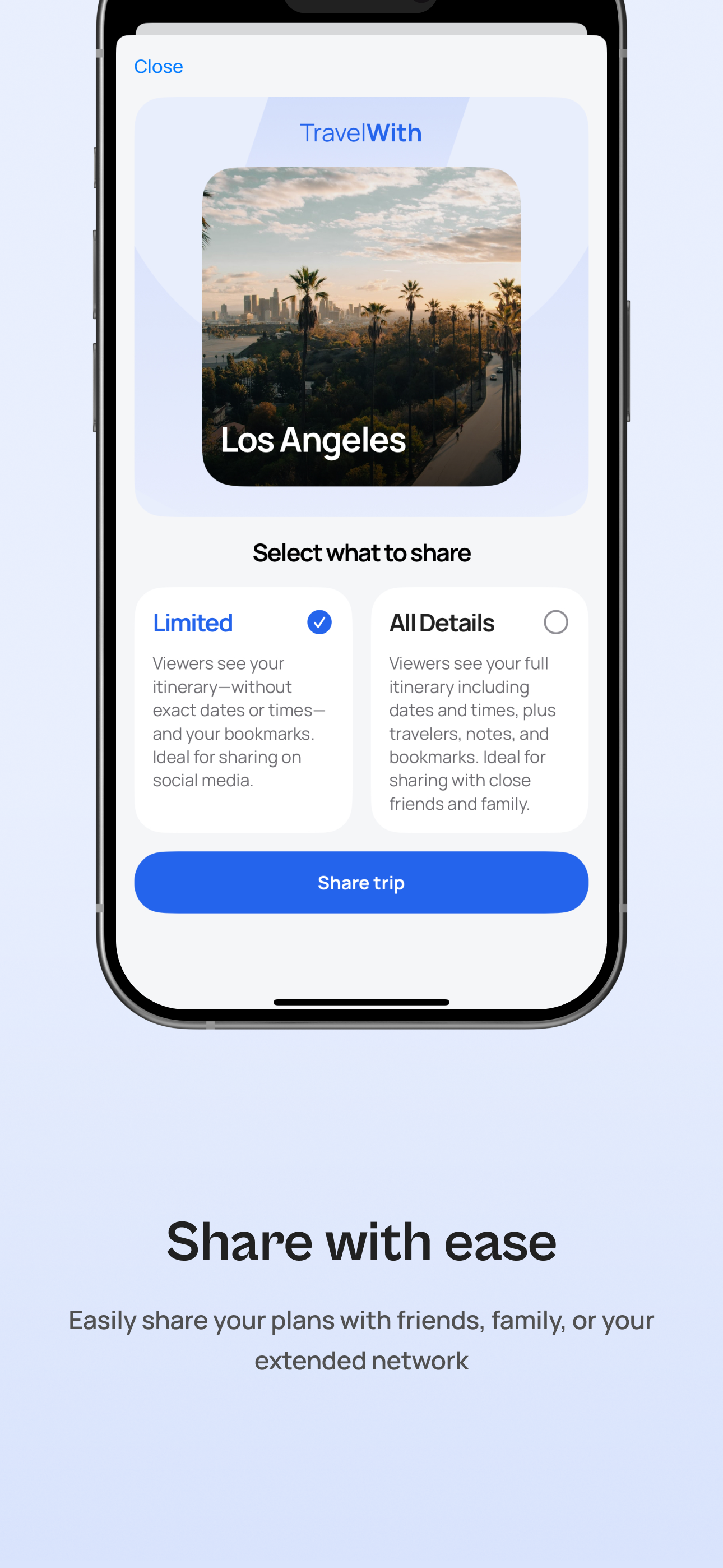 TravelWith: Trip Planner