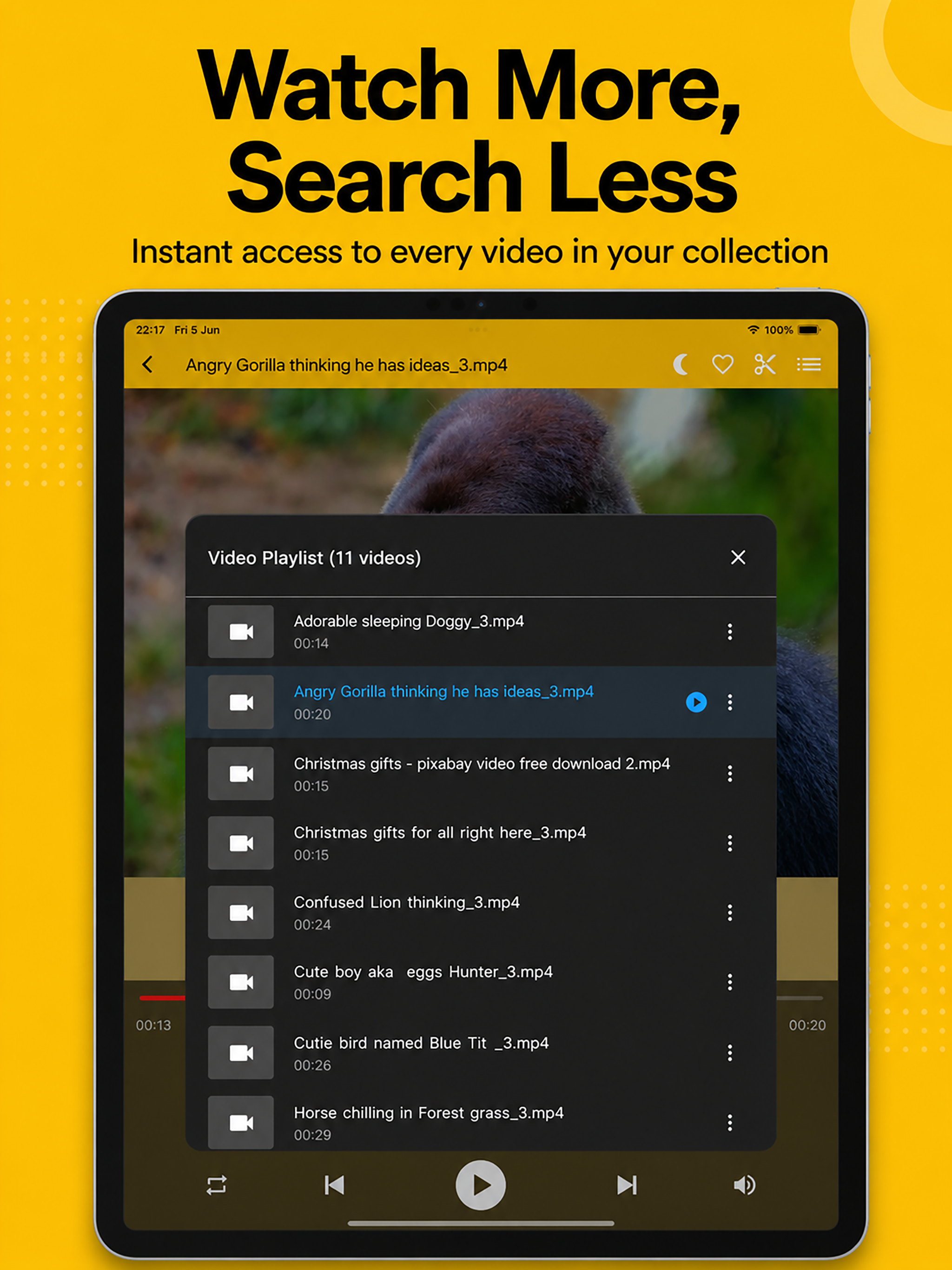 SnapPlayer: Songs and Videos