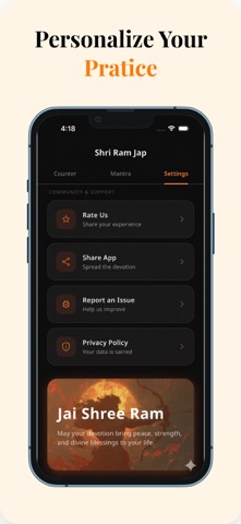 Shree Ram Jap- Digital Mala iPhone screenshot