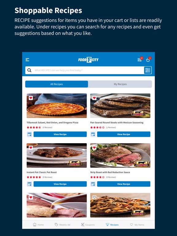 Food City Mobile iPad screenshot 7 - Shopping app