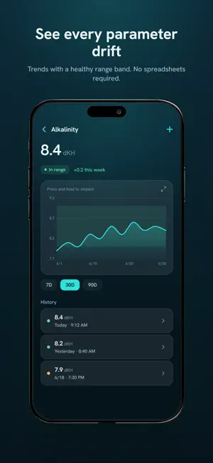 Recif: Reef Tank Tracker screenshot 2