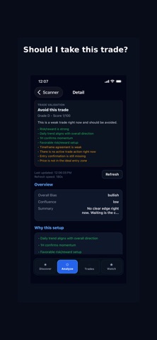 TradeClarity AI screenshot