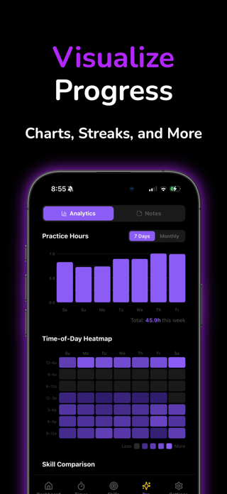 1000Hours : Skill Tracker Screenshot 4 of 6