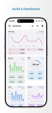 HealthData AI iPhone screenshot