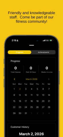 T-Fit Gym iPhone screenshot