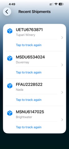 Container Tracker App Screenshot 5 of 8
