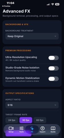 Starlight Video Editing Pro iPhone screenshot