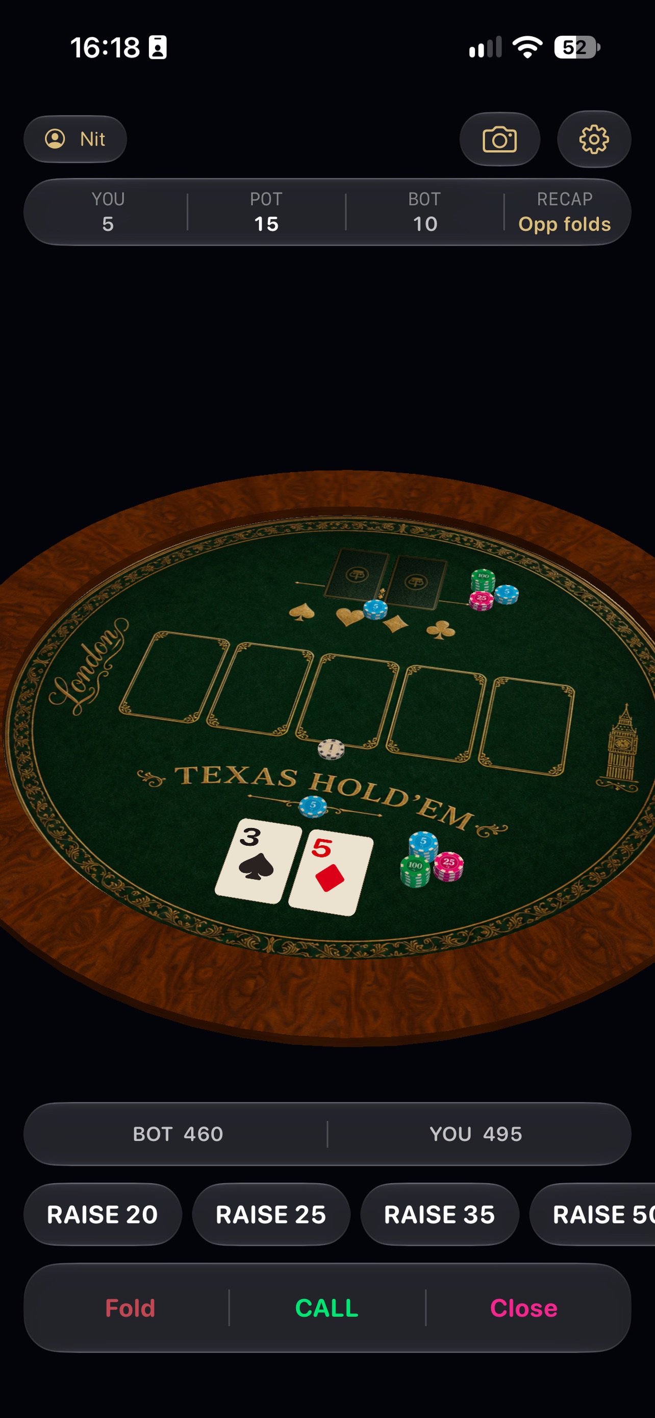 Screenshot 3 of Glitch Flush - Offline Poker