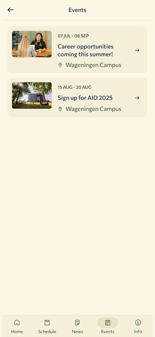 myWUR Screenshot 4 of 5