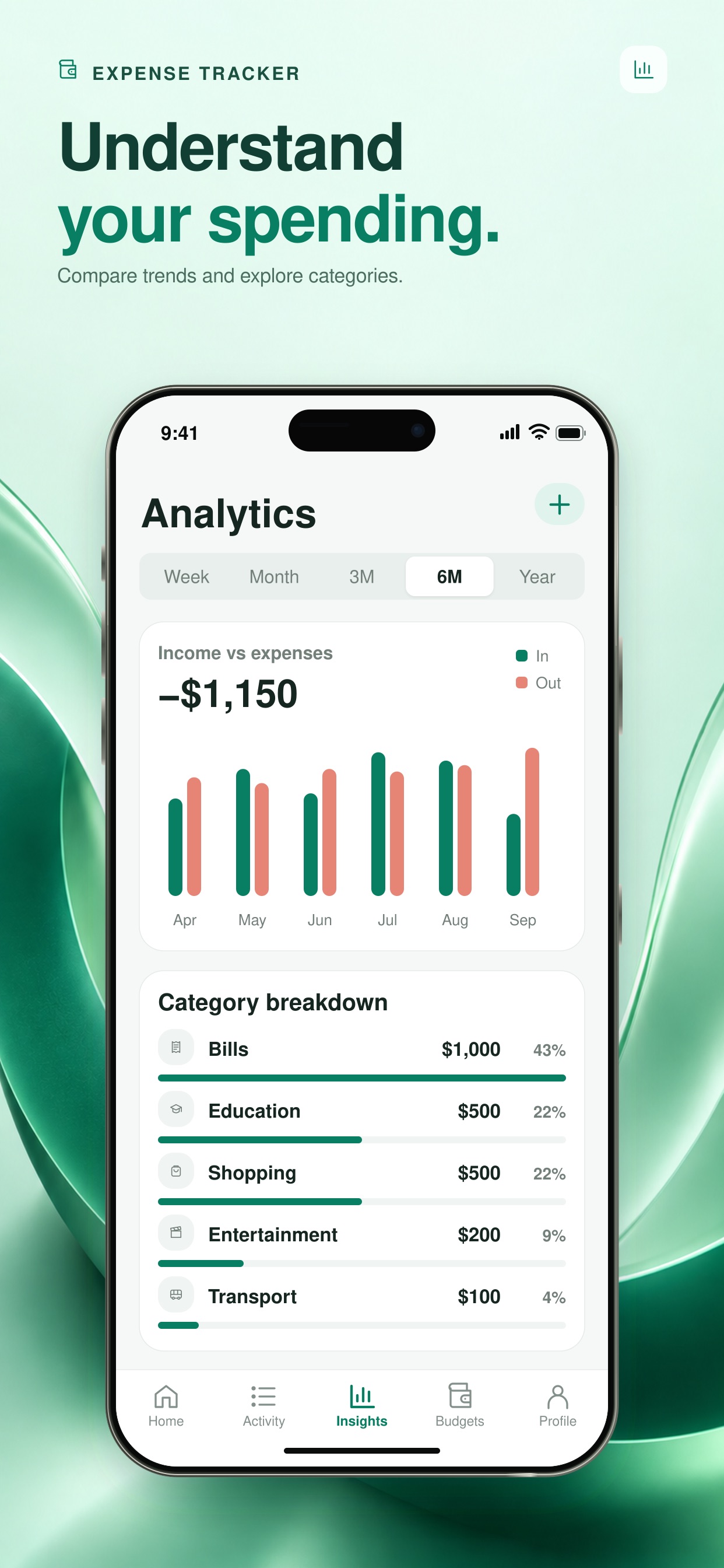 Screenshot 6 of Expense Tracker & Budget Plan