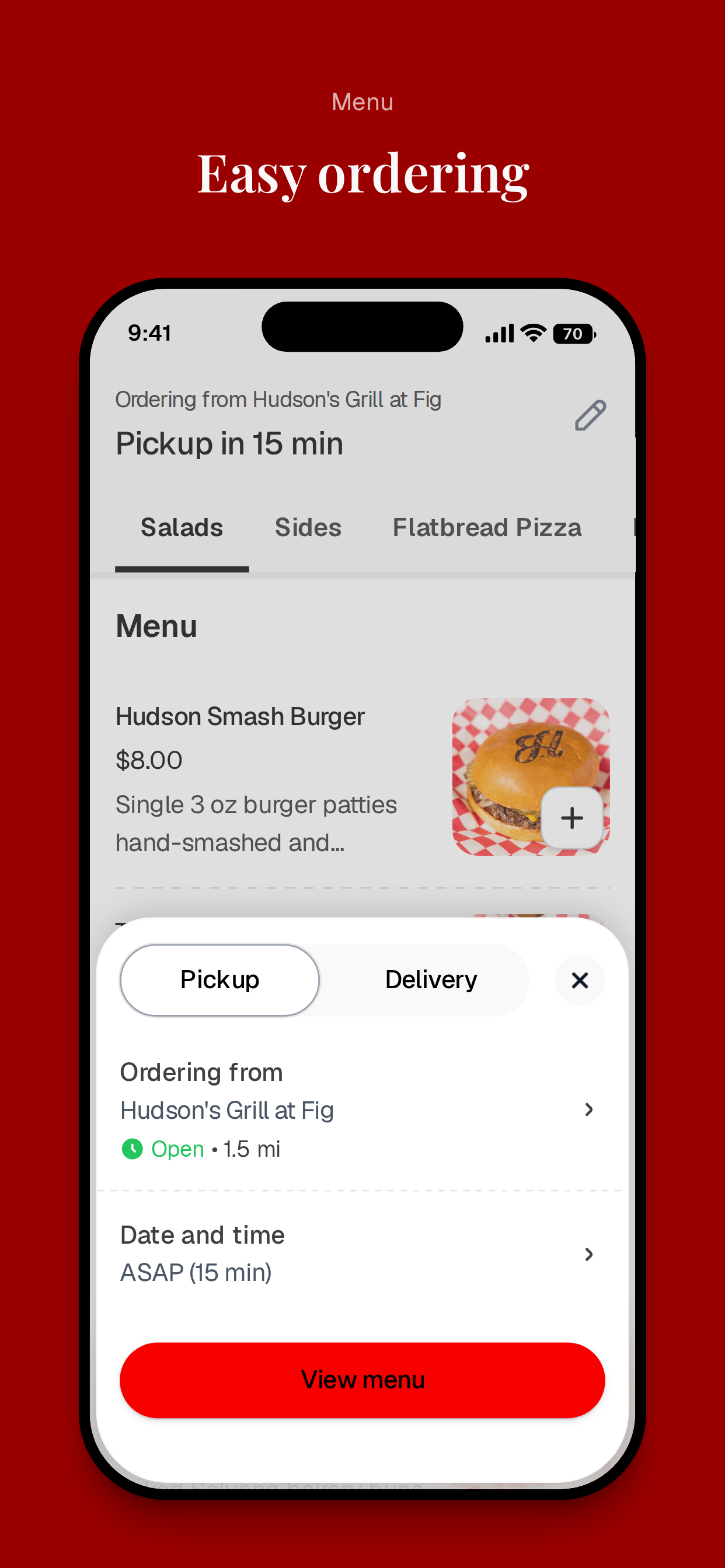 Hudson's Grill at Fig screenshot 3