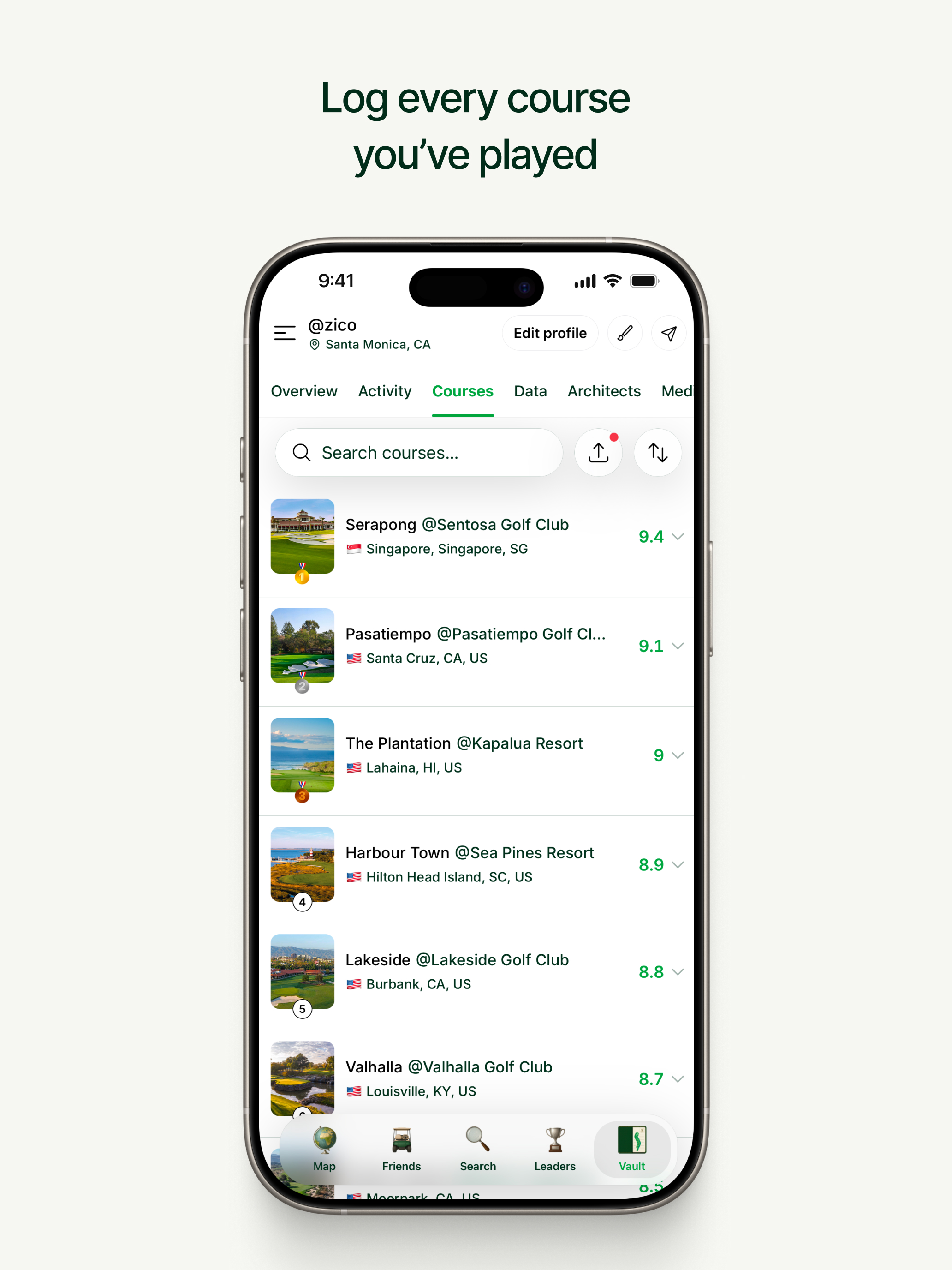 Course Vaults screenshot 9