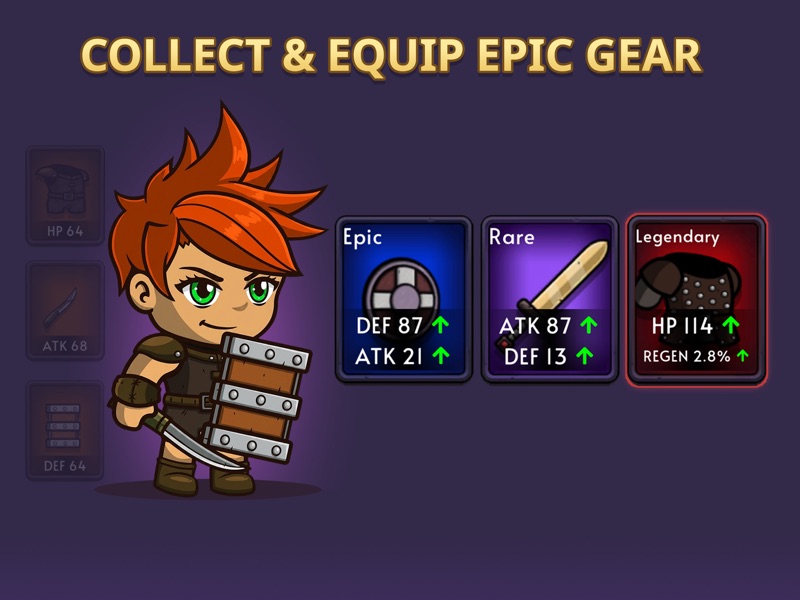 Knight Hero Adventure idle RPG screenshot 9