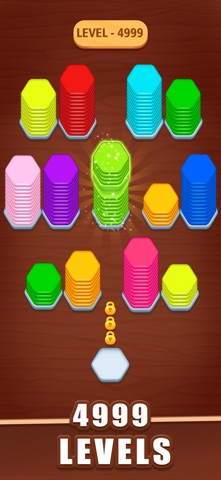 Hexa Sort 3D: Wood Sort Master Screenshot 5 of 5