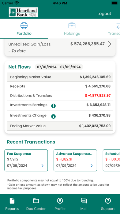 Heartland Bank WM Mobile Screenshot