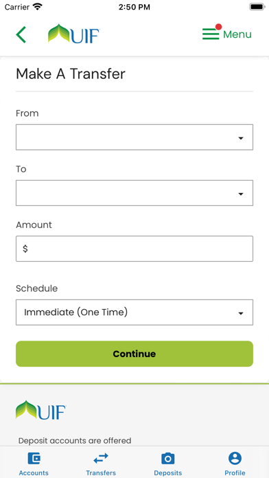 MyUIF iPhone screenshot 3 - Finance app