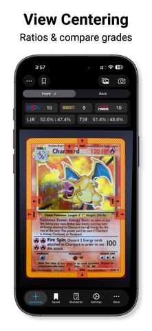 Card Centering Calculator Screenshot 2 of 8