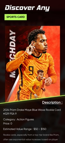 Sports Card Scan : Card Value iPhone screenshot