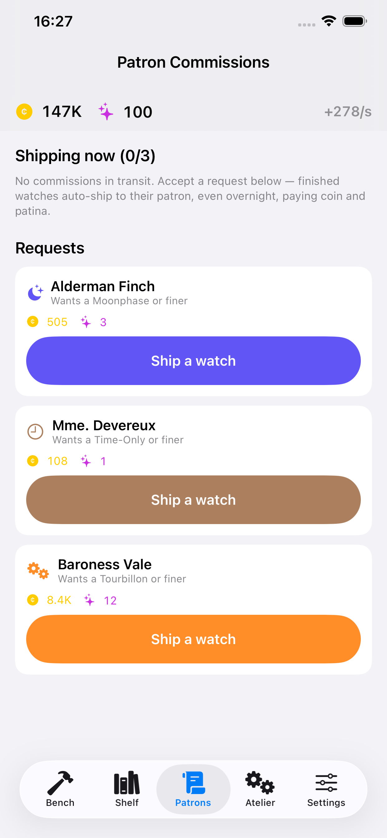 ClockmakersBench screenshot 3