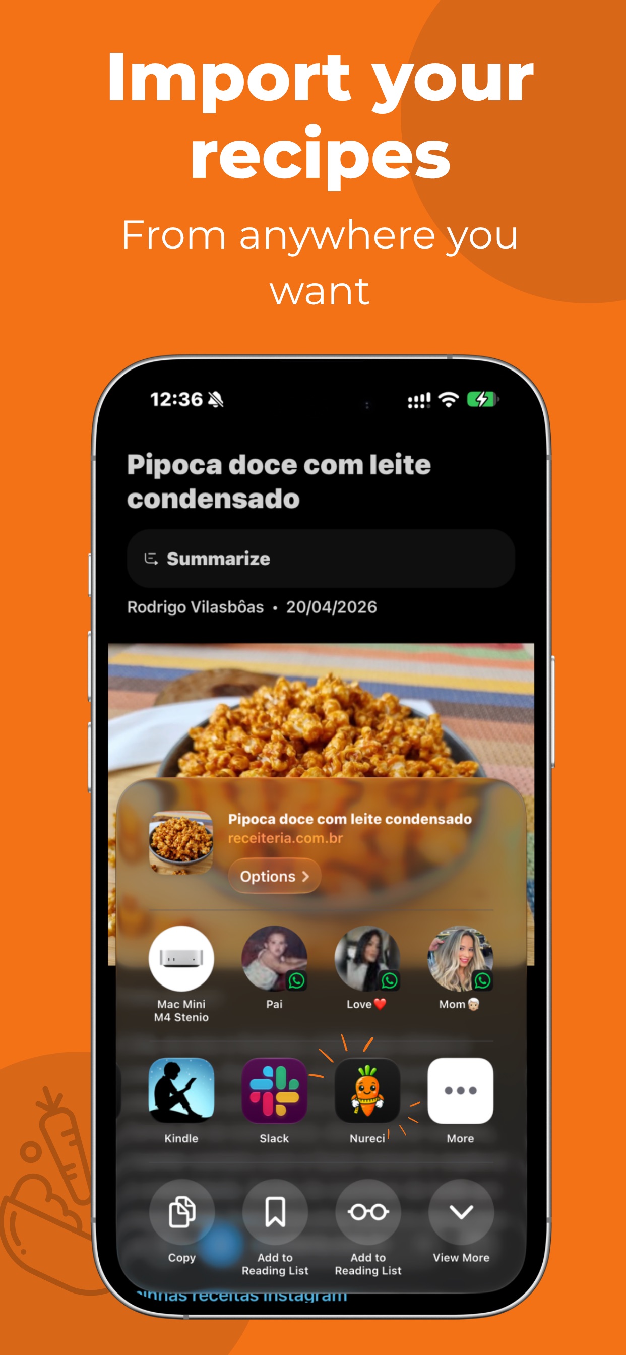Screenshot 4 of Nureci: AI Meal Planner