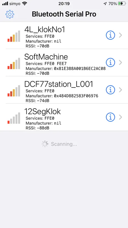 BLE Serial Pro screenshot 1 of 10
