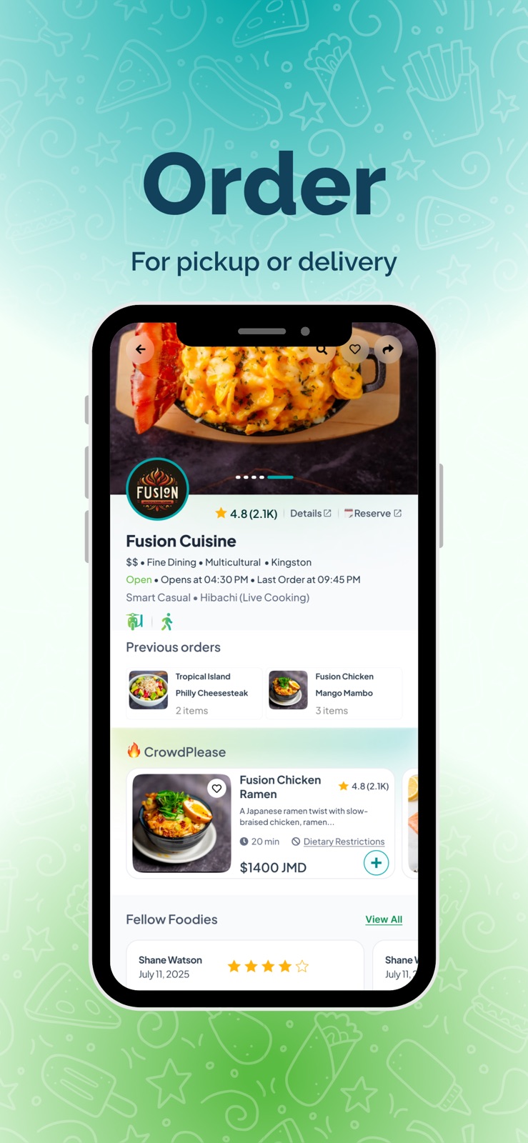 visuEats iphone screenshot 2