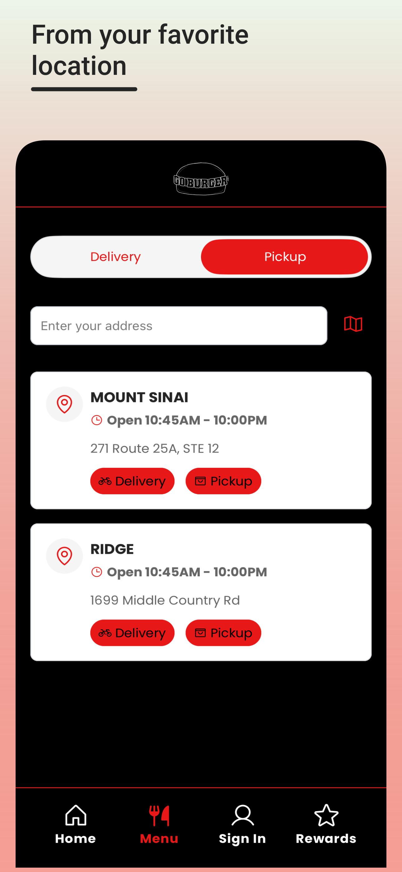 Go Burger Inc screenshot 4