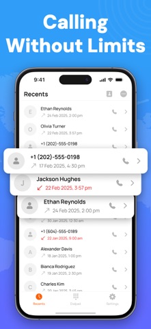 Second Phone Number - Secondly iPhone screenshot