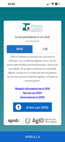 Enpapi Area Riservata iPhone screenshot 2
