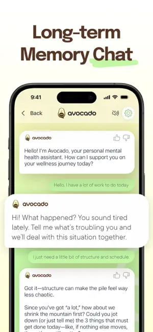 Avocado: AI Ally & Wellbeing screenshot 3