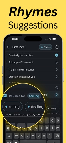 Song Writing App + Screenshot 3 of 4