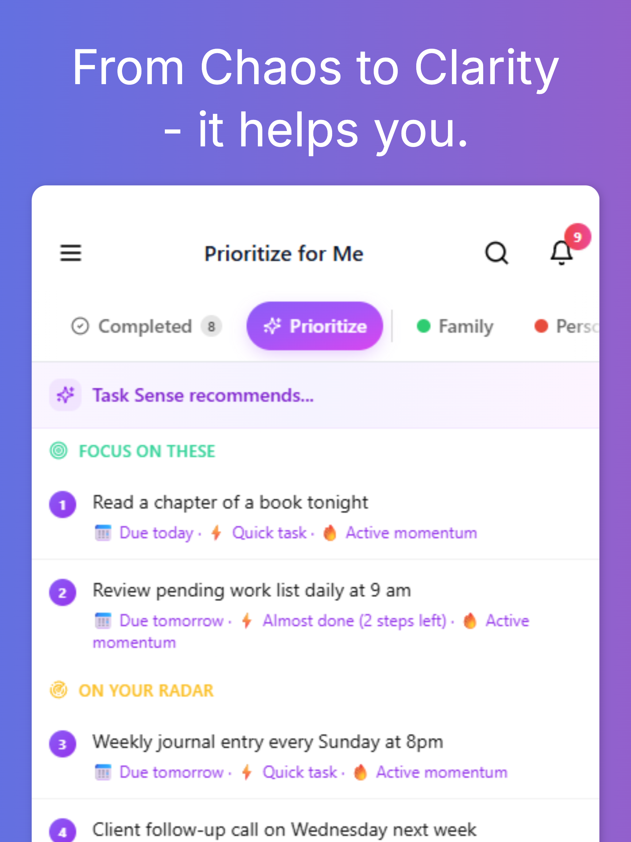 Task Sense - To Do List App