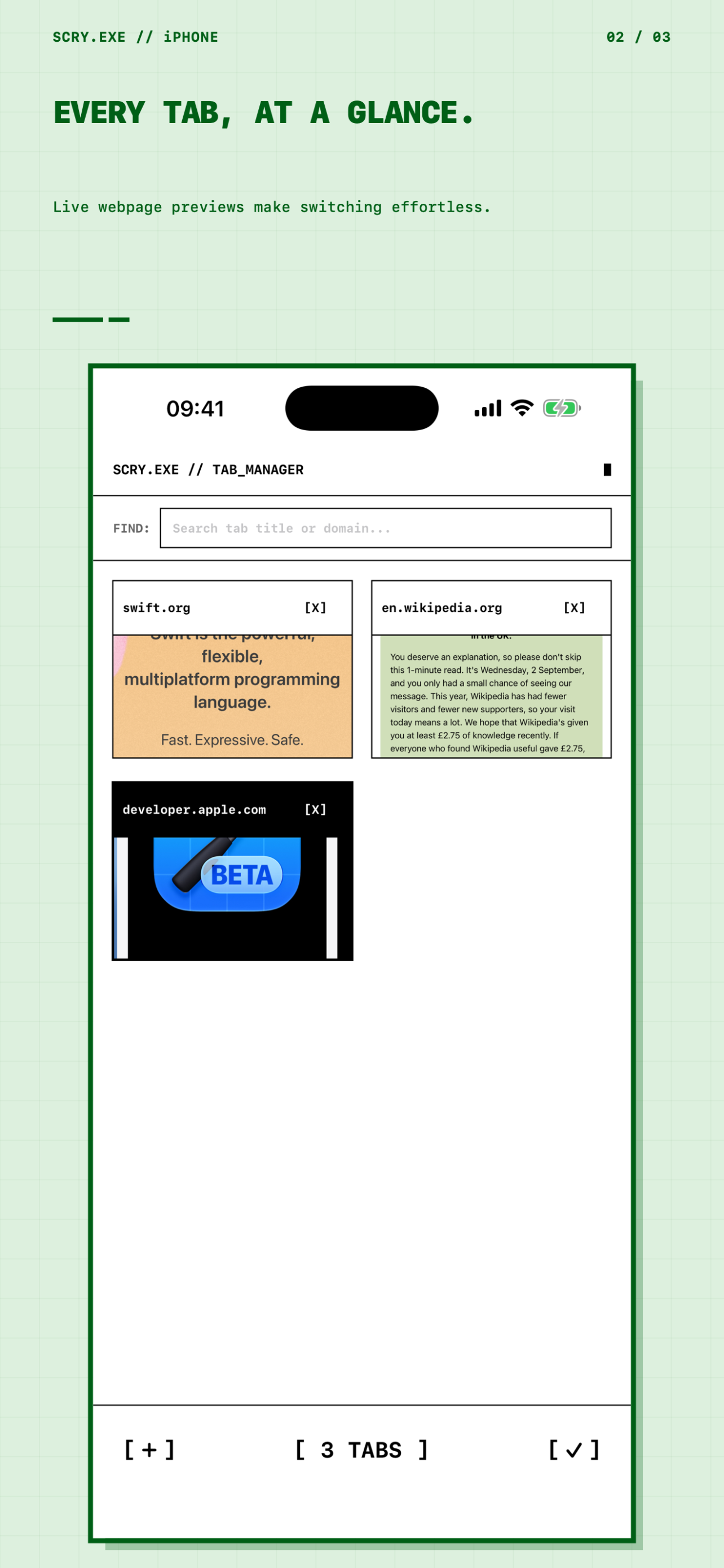 Scry.exe - the retro browser screenshot 5