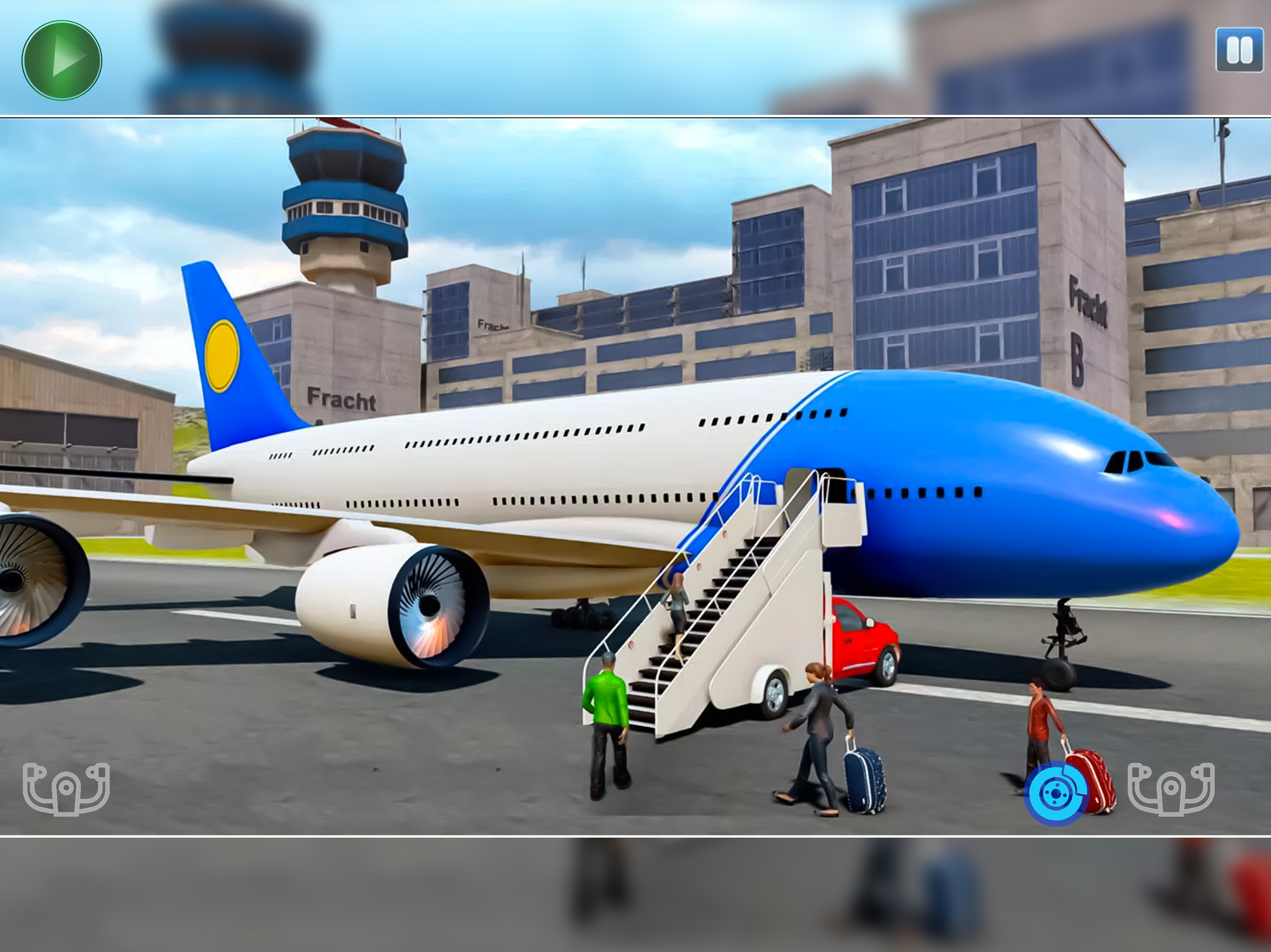 Passenger Aeroplane Fly Games screenshot 8