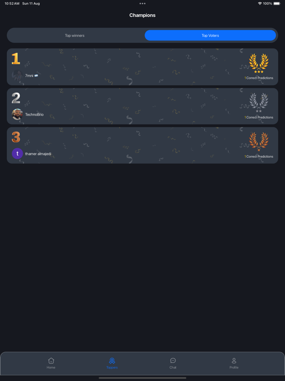 TkTk iPad screenshot 4 - Sports app