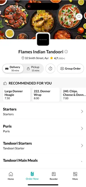 Flames Indian Tandoori screenshot 4
