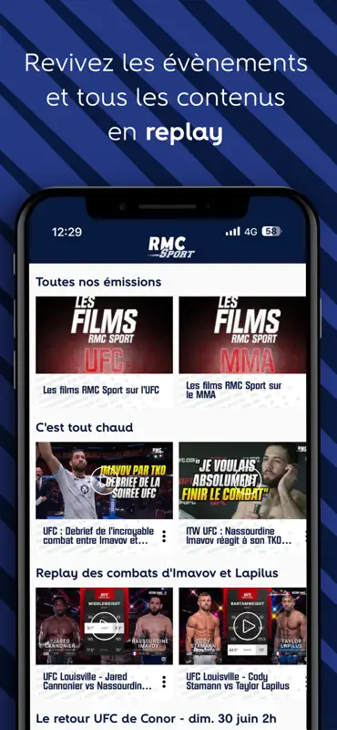 RMC Sport – Live TV, Replay screenshot 4 of 5