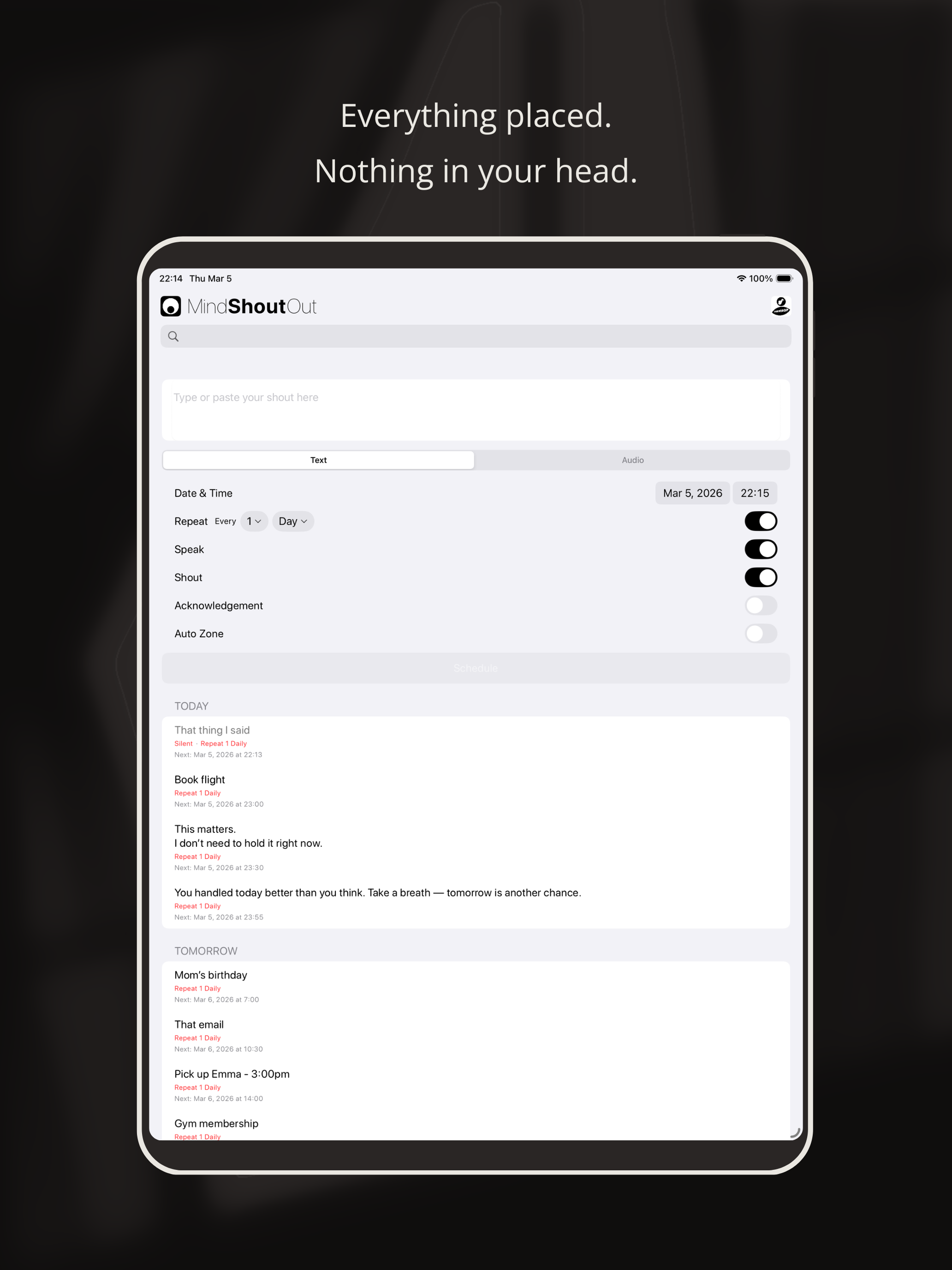 MindShoutOut-Clear Mental Load screenshot 19