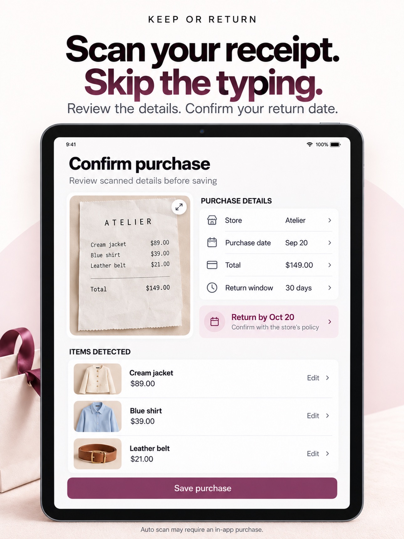 Screenshot 7 of Keep or Return