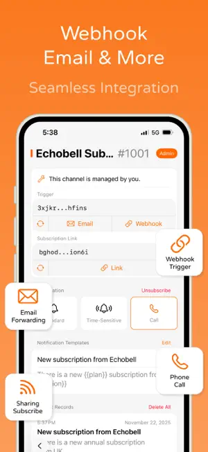 Echobell: Webhook Alert Call screenshot 4